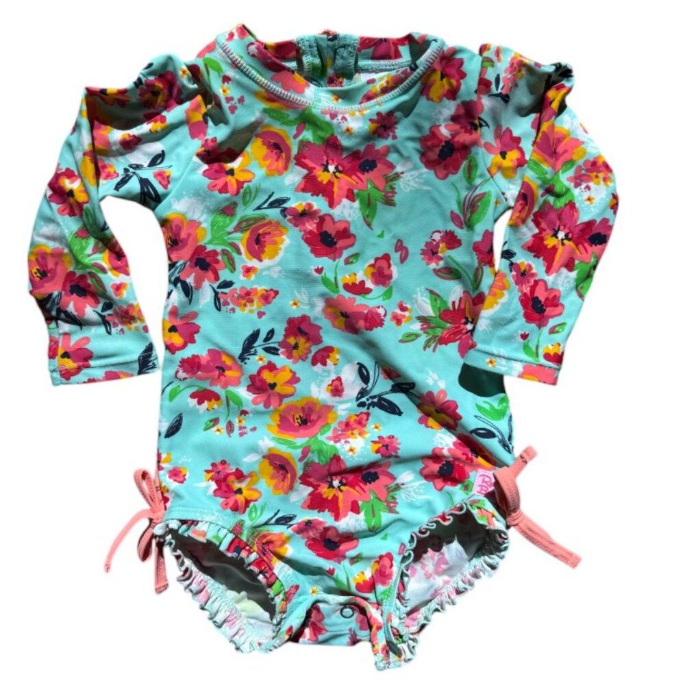 NWOT Rufflebutts One Piece Bathing Suit with Zipper